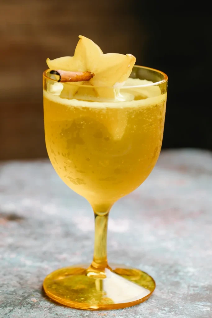 Star Fruit in a glass